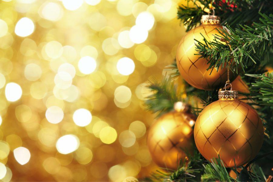 Christmas - bauble (gold)