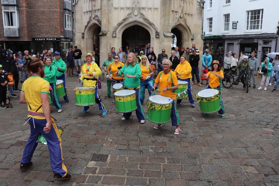 Big Samba at Chichester Cross Market and Summer Street Party 2024