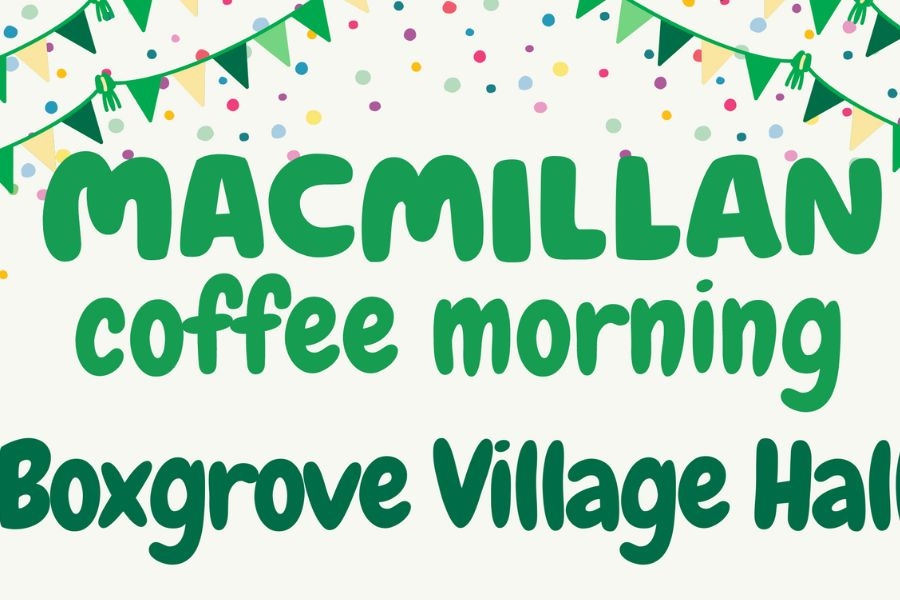 Boxgrove macmillan coffee morning