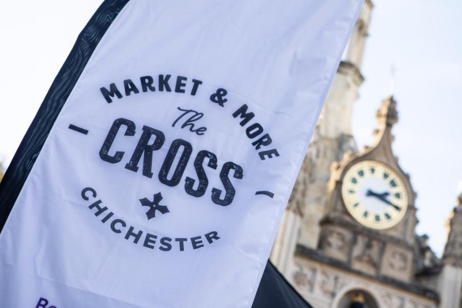 Cross Market and More - banner and market cross