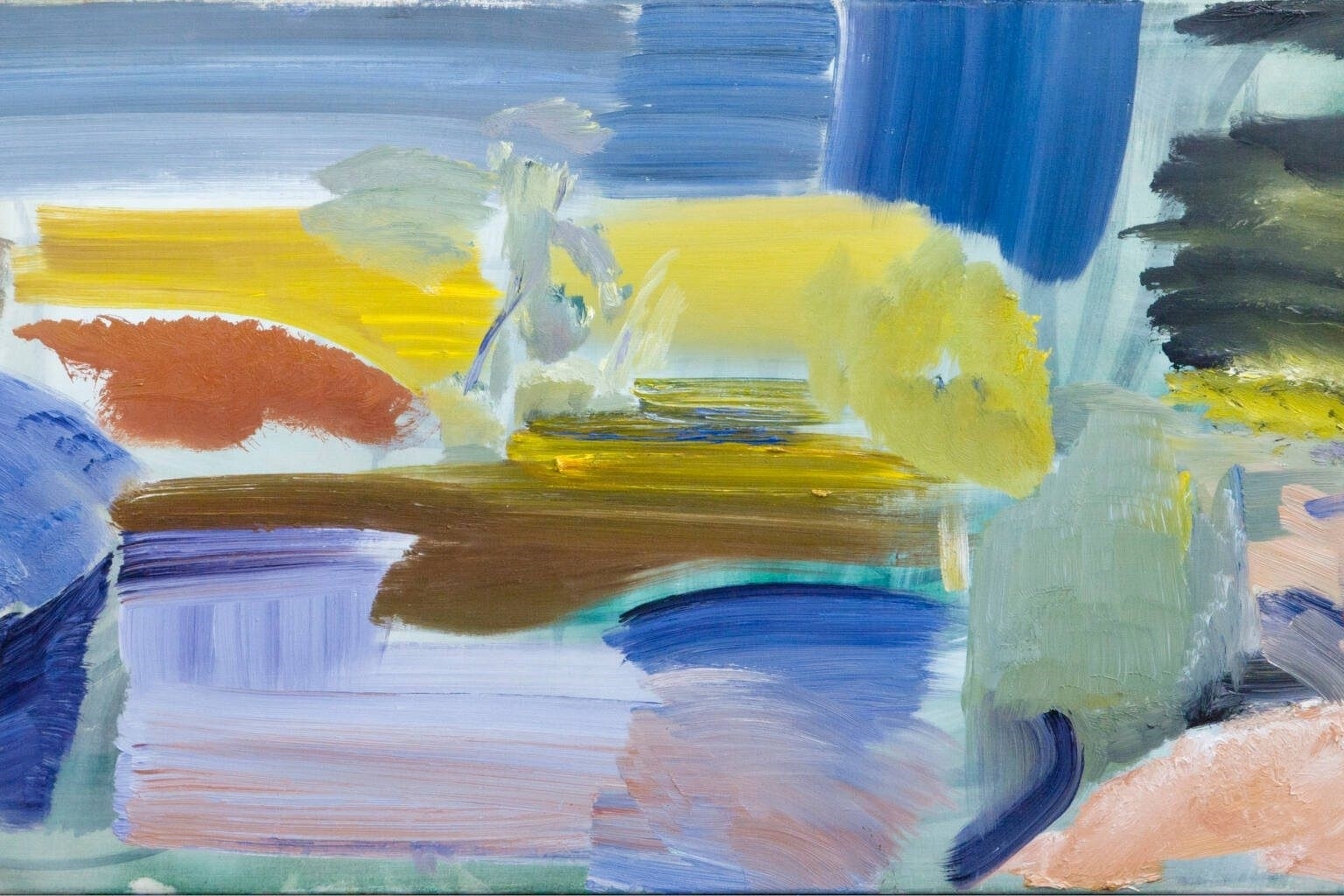 Sussex River near Midhurst, Ivon Hitchens 1965