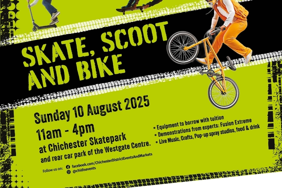 Chichester Skate, Scoot, Bike graphic